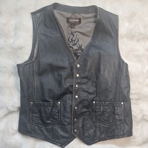 Danier Black Leather Vest